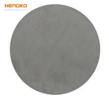 HENGKO Hydraulic Water Filter Plate Sintered Microporous Media Metal Stainless Steel Customized Material Different Size 316 316L